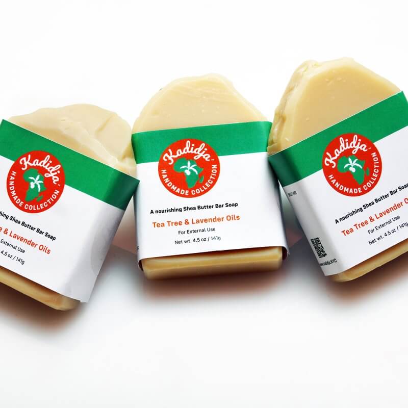Natural Shea Butter Soap – Tea Tree & Lavender